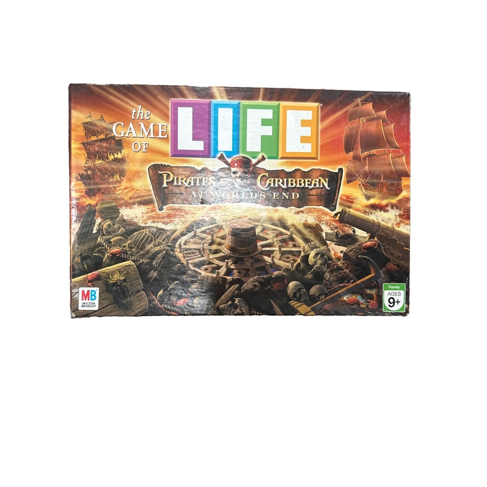PIRATES OF THE CARIBBEAN At Worlds End GAME OF LIFE BOARD GAME Complete